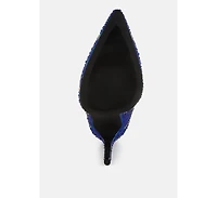 High Roller Rhinestones Embellished Stiletto Boots