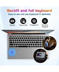 Nimo 17.3" Ips Fhd-Laptop Intel 6 Cores i3-1215U 16GB Ram 512GB Ssd 4.4GHz