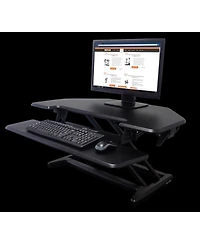 Victor High Rise Corner Height Adjustable Sit-Stand Workstation
