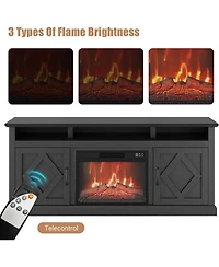 gaomon 67" Recessed Electric Fireplace