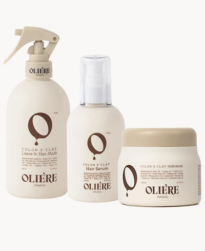 Oliere Paris Color Eclat Repair & Protection Hair Care Trio $219 Value