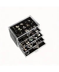 Yigii 5-Drawer Jewelry Organizer with Adjustable Velvet Trays