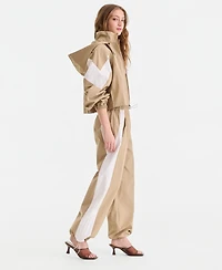 Bar Iii Women's Nylon Track Pants, Macy's Exclusive