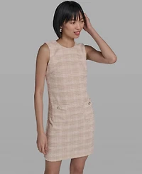 Karl Lagerfeld Paris Women's Sleeveless Shift Dress