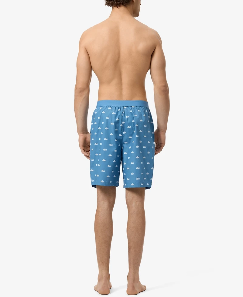 Lacoste Men's Loungewear Woven Pajama Shorts