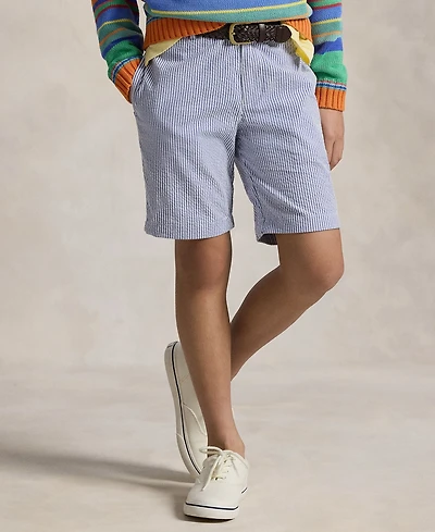 Polo Ralph Lauren Big Boys Stretch Seersucker Shorts