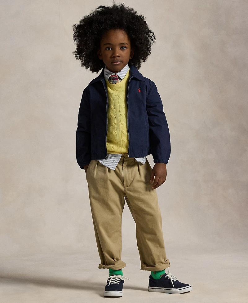 Polo Ralph Lauren Toddler and Little Boys The Bayport Cotton Poplin Jacket
