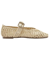 Arezzo Women's Ciara Round Toe Ballet Flats