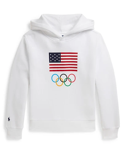 Polo Ralph Lauren Boys 8-20 Team Usa Fleece Graphic Hoodie