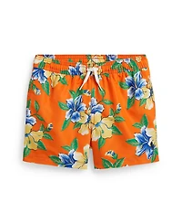 Polo Ralph Lauren Boys' 2-7 Hibiscus Print Traveler Swim Trunks