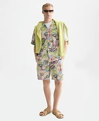 Scotch & Soda Men's Printed Short-Sleeve Shirt