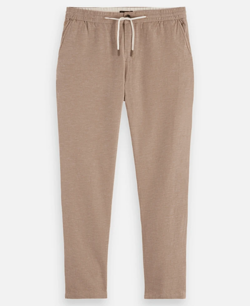 Scotch & Soda Men's Straight-Fit Linen Joggers
