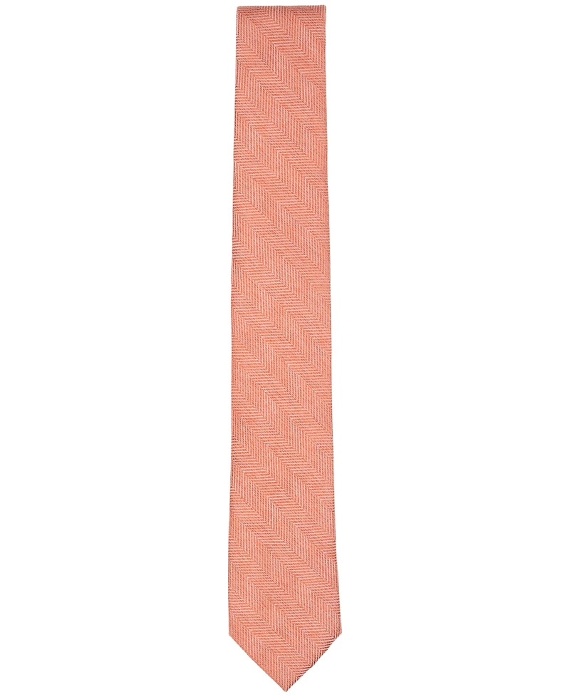 Bar Iii Men's Melange Chevron Solid Tie, Exclusively at Macy's
