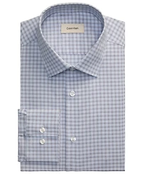 Calvin Klein Men's Refined Cotton Stretch Spread Collar Dress Shirt