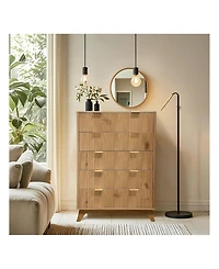 gaomon Tall 5-Drawer Wood Dresser