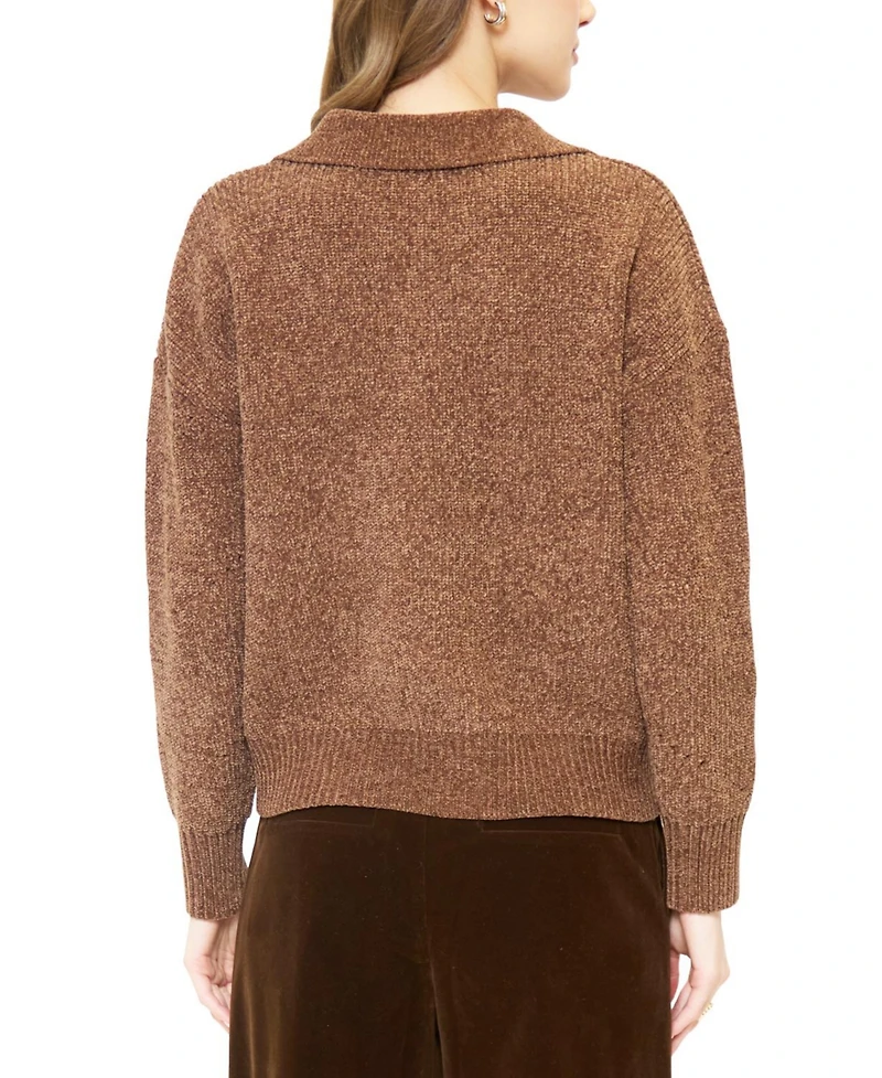 Central Park West Women's Stella Robbie Polo Sweater