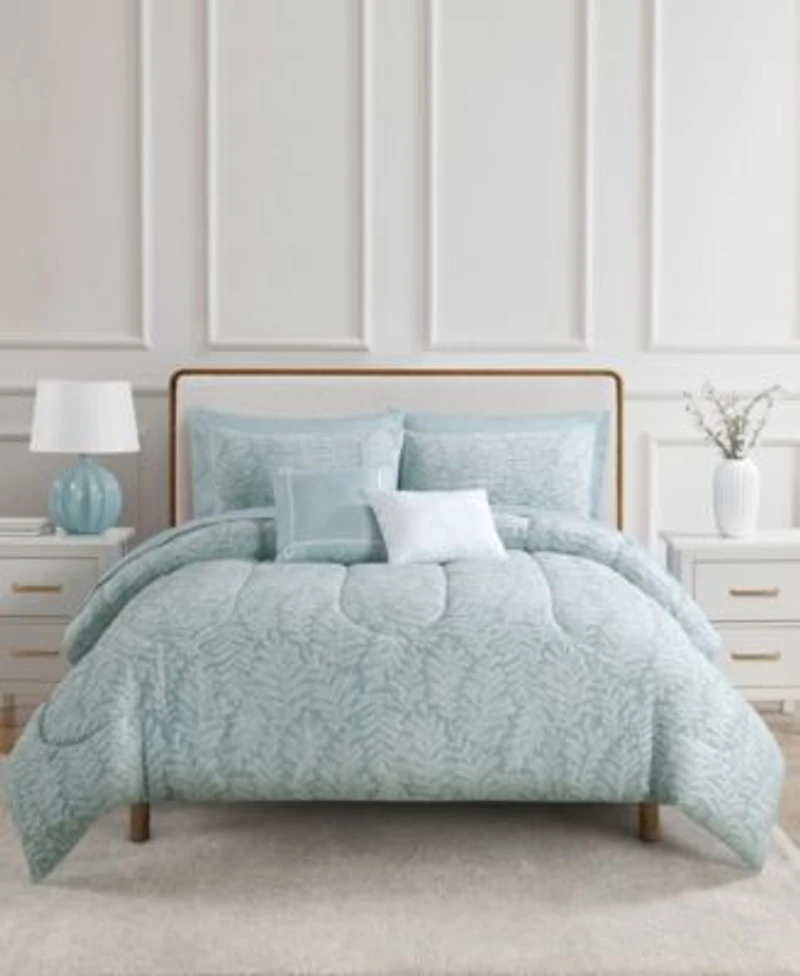 Enchante Accessories Reversible Jacquard Comforter Sets Created For Macys