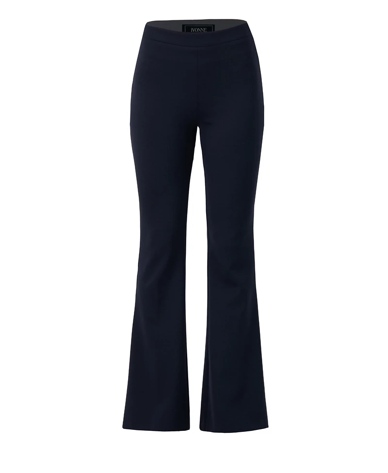 Ivonne Women's Semi-Flared Trousers