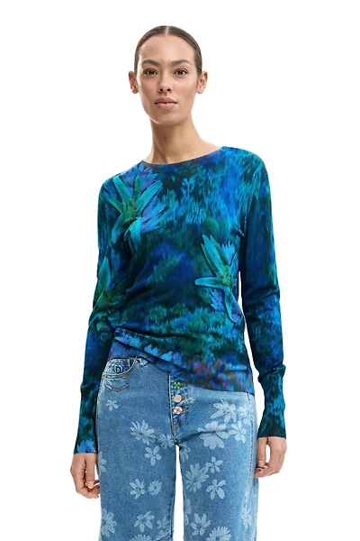 Desigual Women's Fine Garden Flowers Sweater