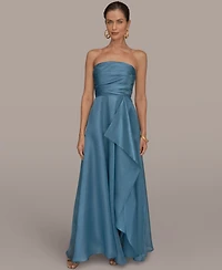 Donna Karan New York Women's Strapless Surplus Ball Gown