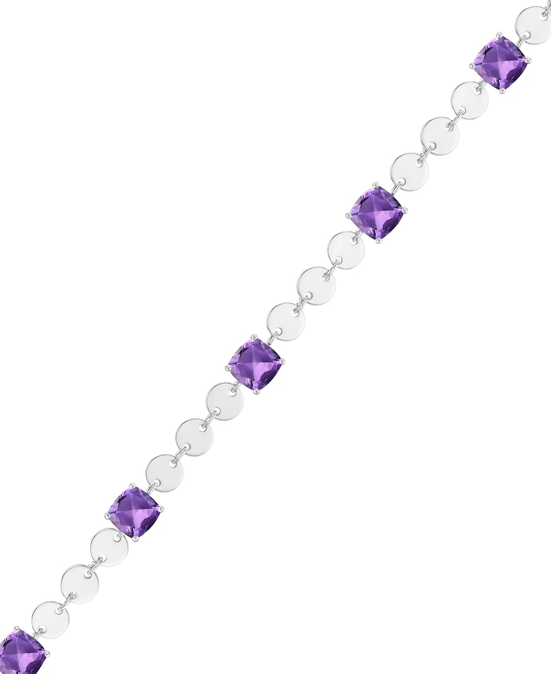 Macy's Amethyst (4-1/2 ct. t.w.) Bracelet Sterling Silver (Also Available Sapphire, Citrine, Blue Topaz)