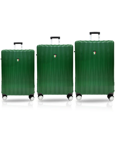 Tucci Italy Barartro 3-Pc. Hardside Luggage Set