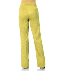 Ivonne Women's Wide-Leg Straight Trousers with Wide Hem