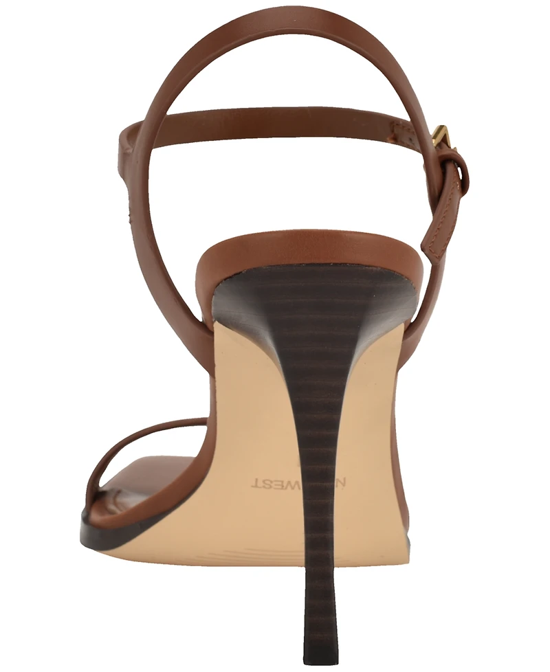Nine West Women's Joany Square Toe Block Heel Dress Sandals