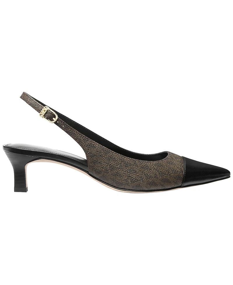 Michael Kors Women's Amara Pointed Toe Slingback Pumps