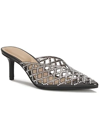 I.n.c. International Concepts Women's Gaylian Vinyl Heel Slip-On Sandals, Macy's Exclusive