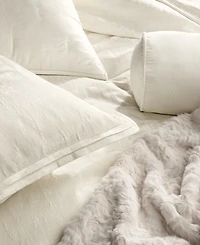 Hotel Collection Cresca Solid 3-Pc. Duvet Cover Set, Full/Queen, Macy's Exclusive