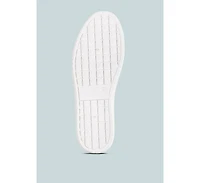 London Rag Claude Faux Leather Back Panel Detail Sneakers