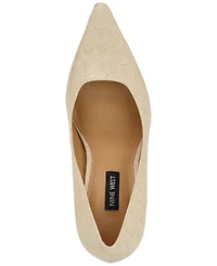 Nine West Women's Tamant Tapered Block Heel Pumps