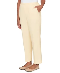 Alfred Dunner Petite Al Fresco Tailored Flat Front Pants