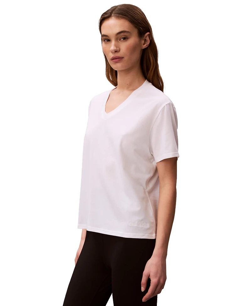 Calvin Klein Performance Women's Classic-Fit V-Neck T-Shirt