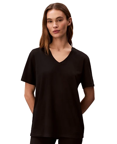 Calvin Klein Performance Women's Classic-Fit V-Neck T-Shirt