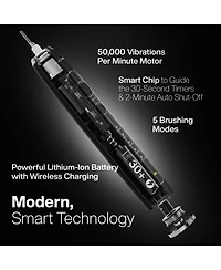 AquaSonic Elite - Advanced Ultra Whitening Rechargeable Toothbrush Set