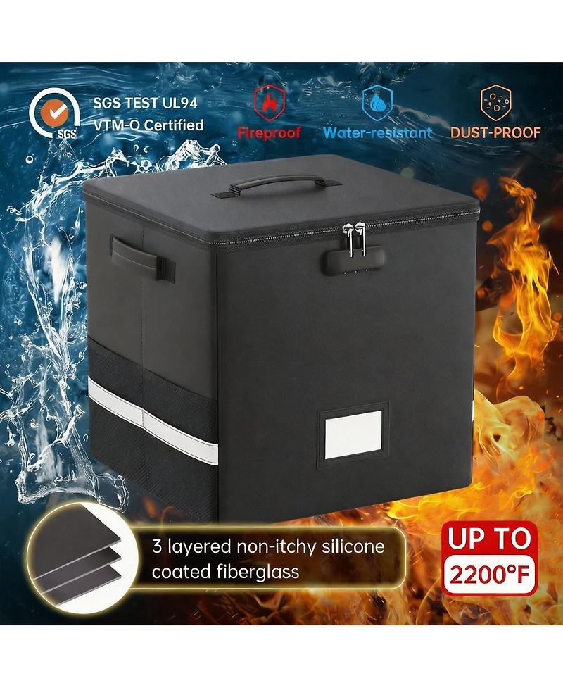 Yigii Fireproof & Water-Resistant Vinyl Record