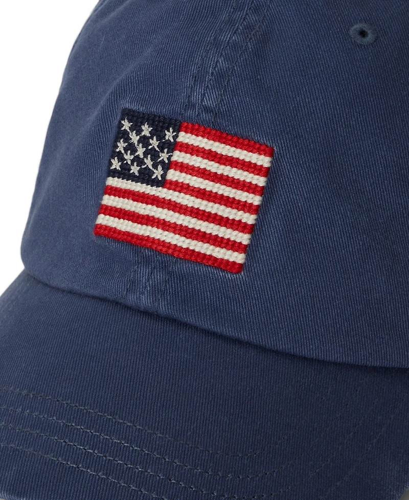 Polo Ralph Lauren Flag-Embroidered Twill Ball Cap