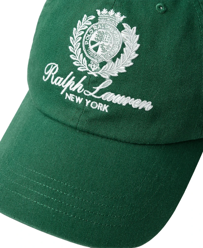 Polo Ralph Lauren Crest-Embroidered Twill Ball Cap