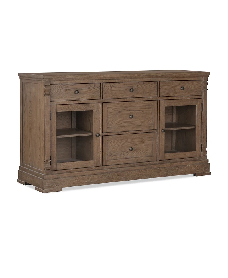Furniture Alverton 64" Wood 7-Drawer Server
