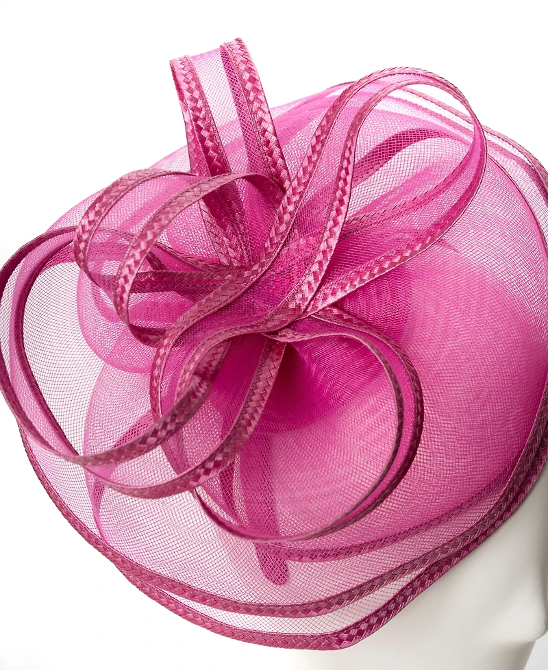 August Hats Swirl Net Fascinator Hat