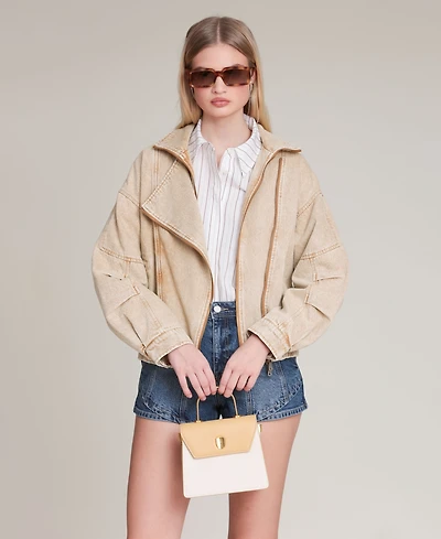 Avec Les Filles Women's Oversized Layered Jacket