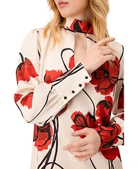 Ivonne Women's Floral Print Mini Dress