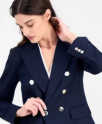 Tahari Asl Women's Asymmetric Double-Breasted Blazer