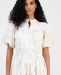 T Tahari Women's Tiered Midi Dress