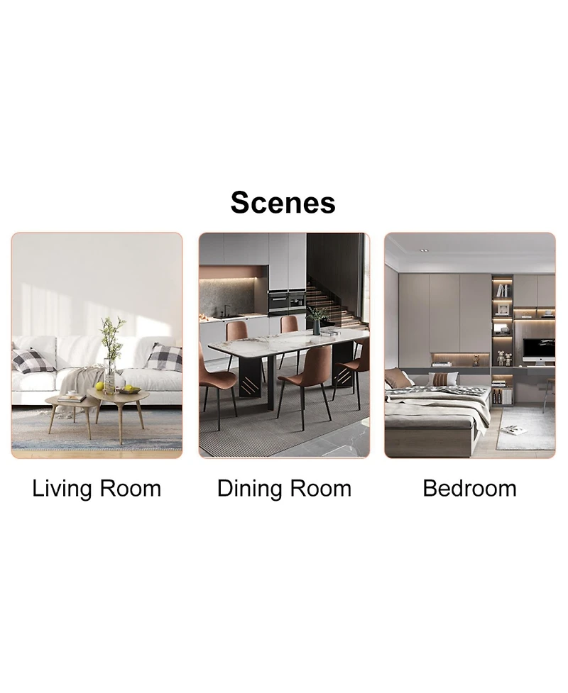 Streamdale Furniture Modern Gray Pu Leather Dining Chairs (Set of 2)