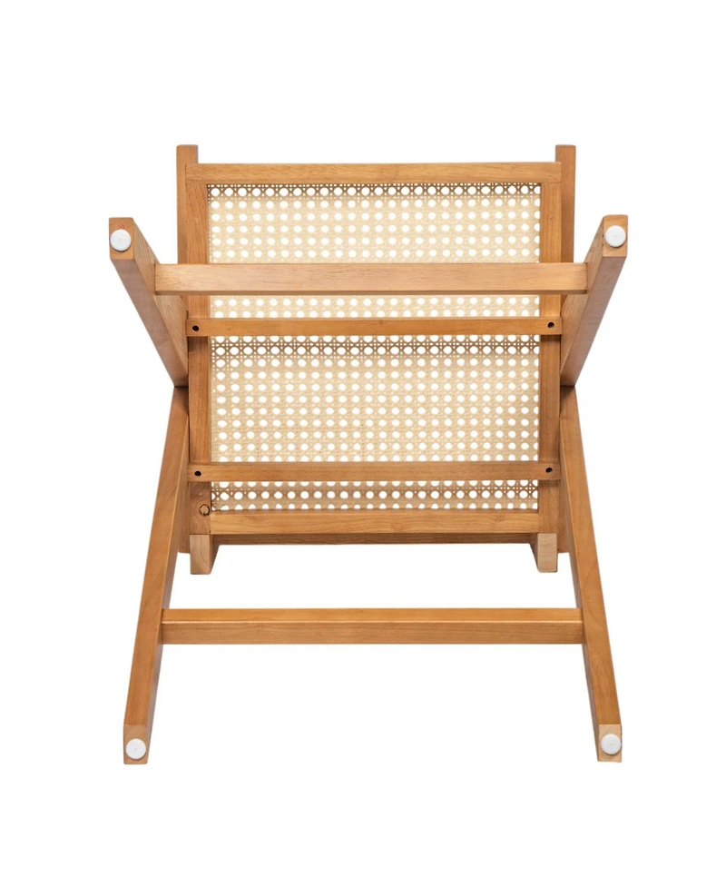 Streamdale Furniture 27" Cane Seat Bar Stool - Natural Wood