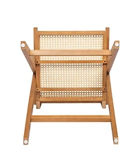 Streamdale Furniture 27" Cane Seat Bar Stool - Natural Wood