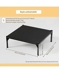 Aostirmotor Oxford Fabric Pet Bed in Black